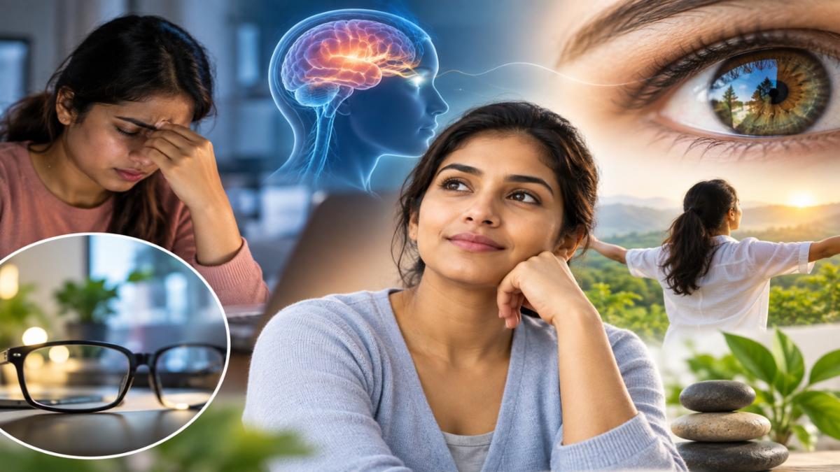 கண் பார்வை குறைபாட்டை உளவியல் சிகிச்சை சரிசெய்யுமா? Stress, Vision & Psychology | Dr. Mehar